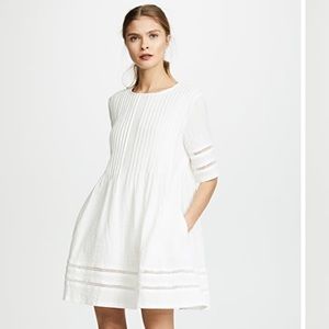 knot sisters Phillips XS white mini dress